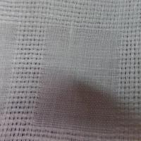 Lin fin teinte blanc casse motif carreaux tisses39