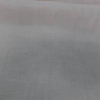 Lin fin teinte blanc casse motif carreaux tisses5