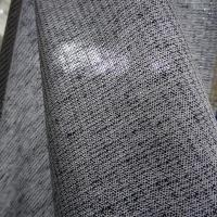 Lin finement raye bleu marine 1 