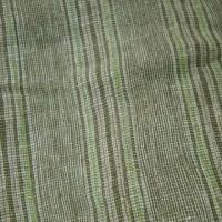 Lin fines rayures kaki tilleul bisque 2