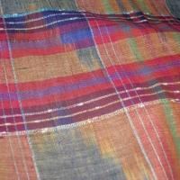 Lin madras teinte terre violet bleu rouge 2 
