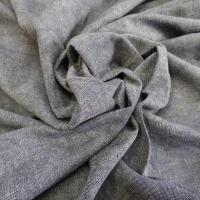 Lin teinte bleu blanc chambray 1