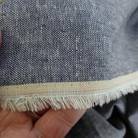 Lin teinte bleu blanc chambray 4 