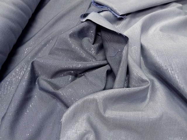 Lurex gris bleu double face