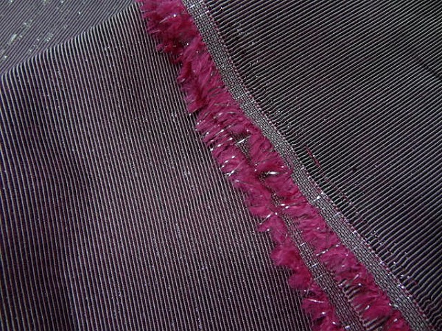 Lurex rose double face3