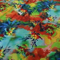 Lycra ara macao fleuri 1 1