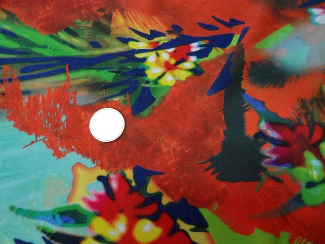 Lycra ara macao fleuri 2 1