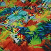 Lycra ara macao fleuri 2