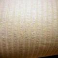 Lycra beige clair cotes en relief 1 
