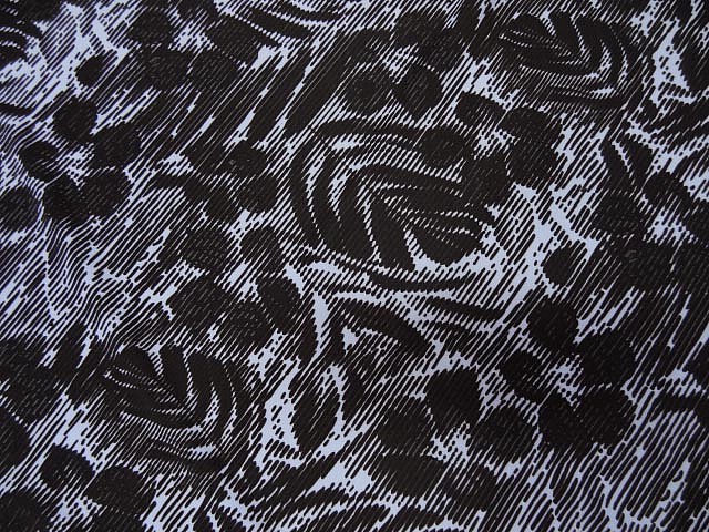 Lycra bichromie feuilles de palmiers 3