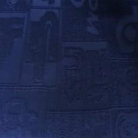 Lycra bisou bisou bleu nuit motif symboles 2