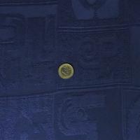 Lycra bisou bisou bleu nuit motif symboles 3