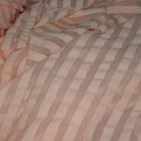Lycra bisque rayures transparentes 4 