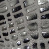 Lycra blanc application paillettes croco 5