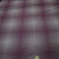 Lycra blanc magenta motif op art 1 