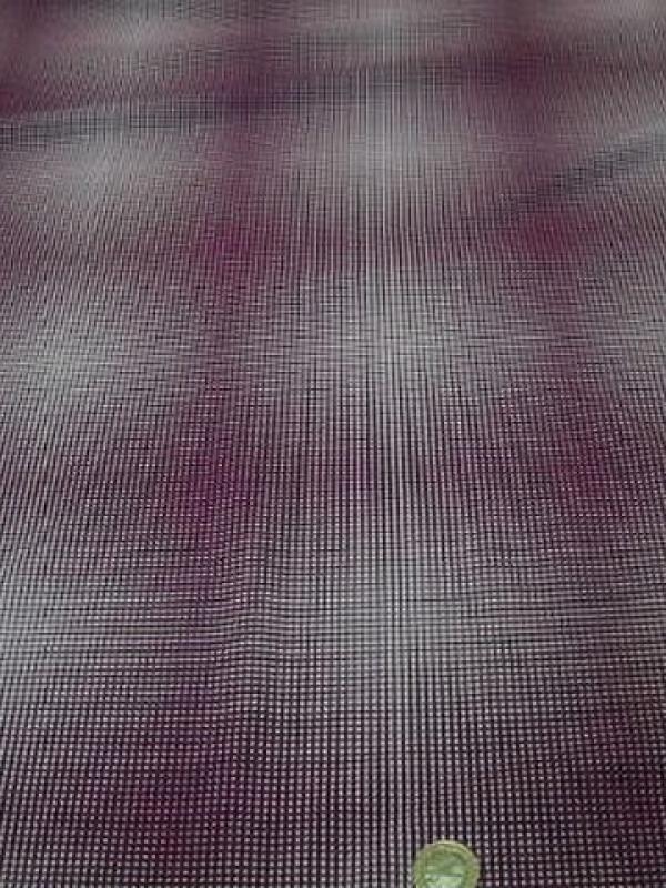 Lycra blanc magenta motif op art 1 