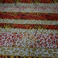 Lycra blanc rayures peau de fauves 3