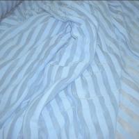 Lycra bleu ciel rayures transparentes 1