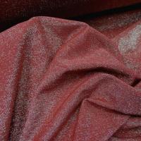 Lycra brique fils lurex or pale 2 