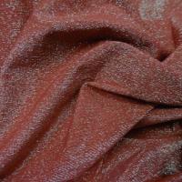 Lycra brique fils lurex or pale 3 