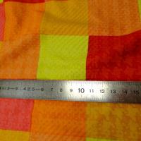 Lycra carreaux et pied de coq teintes acidulees 1