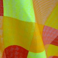 Lycra carreaux et pied de coq teintes acidulees 3