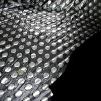 Lycra disco a pois argent 2 