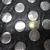 Lycra disco a pois argent