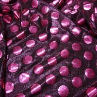 Lycra disco a pois magenta 1
