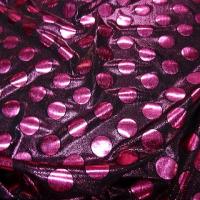 Lycra disco a pois magenta 2 