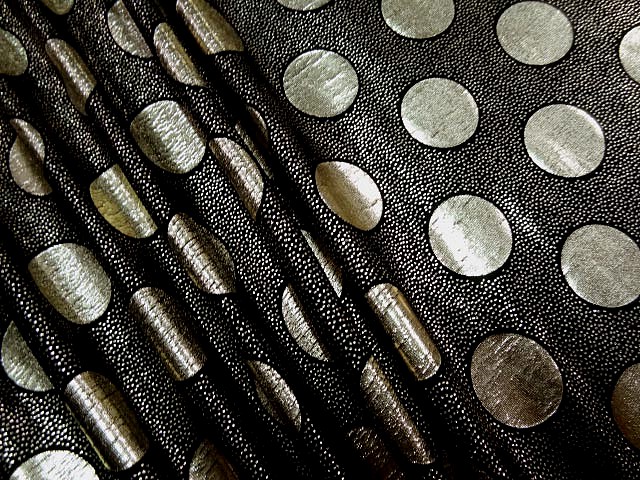 Lycra disco a pois or 1