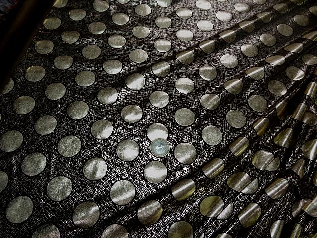 Lycra disco a pois or 2
