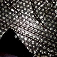 Lycra disco a pois or 3