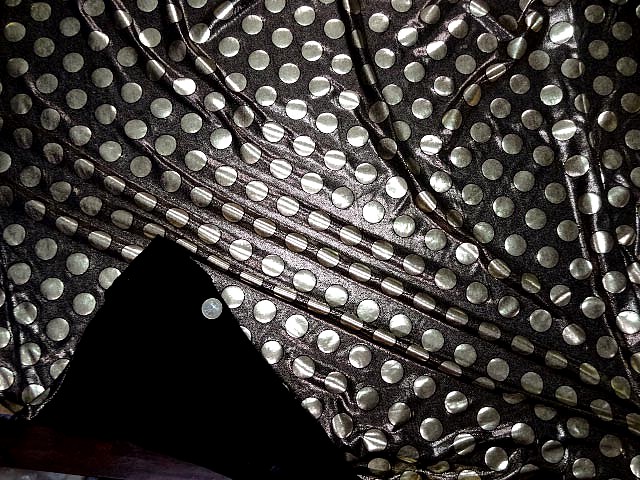 Lycra disco a pois or 3