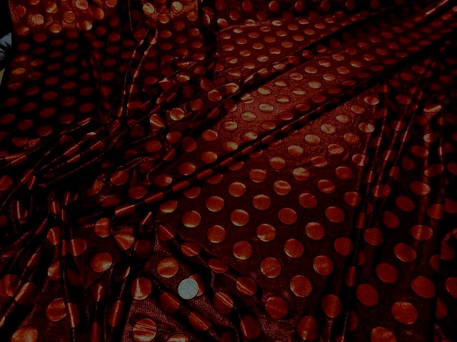 Lycra disco a pois rouge 2