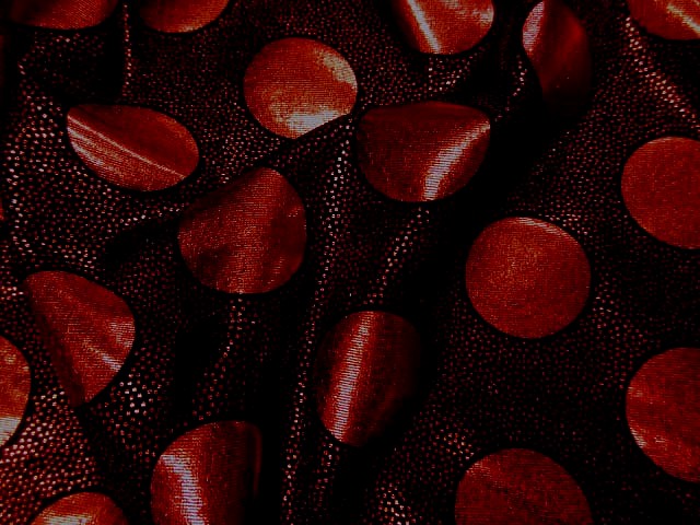 Lycra disco a pois rouge 3