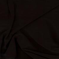 Lycra double faces marron raye uni 1