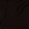 Lycra double faces marron raye uni 2 
