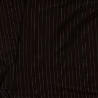 Lycra double faces marron raye uni 2 
