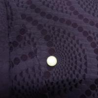 Lycra faconne art deco teinte violet zinzolin 1