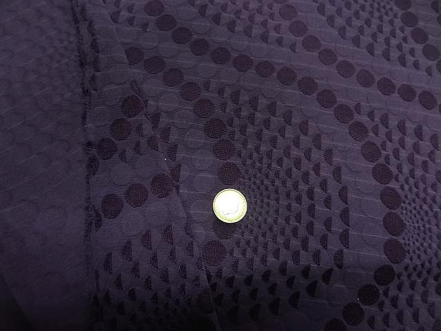 Lycra faconne art deco teinte violet zinzolin 1
