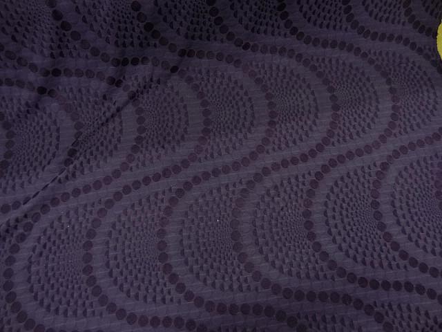 Lycra faconne art deco teinte violet zinzolin 2 