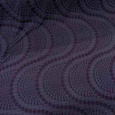 Lycra faconne art deco teinte violet zinzolin 2 