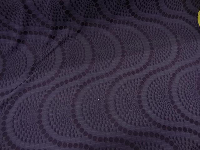 Lycra faconne art deco teinte violet zinzolin 2
