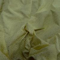 Lycra fin jaune poussin fleuri centre or 1 