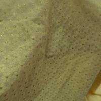 Lycra fin jaune poussin fleuri centre or 4 