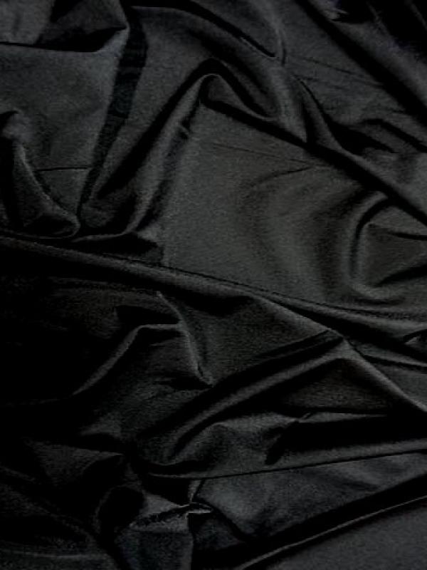 Lycra fin satine noir 2