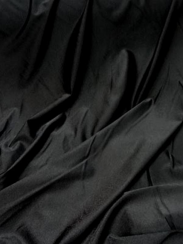Lycra fin satine noir 3 