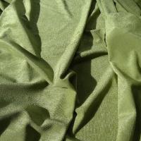 Lycra finement cotele teinte vert pistache 2