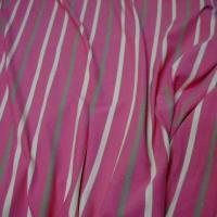 Lycra fuchsia raye blanc taupe 2